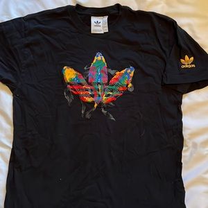 Mens Black Adidas T-Shirt